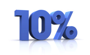 10% korting